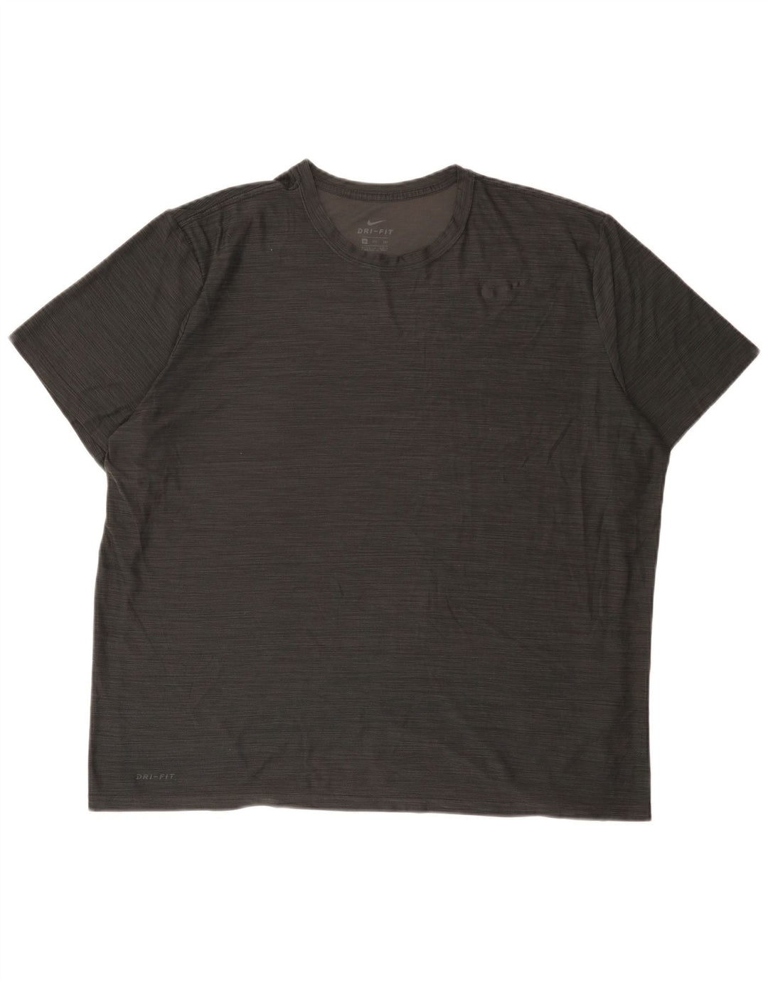 Męski T-shirt Nike Dri Fit Top 2XL Szary, nakrapiany poliester