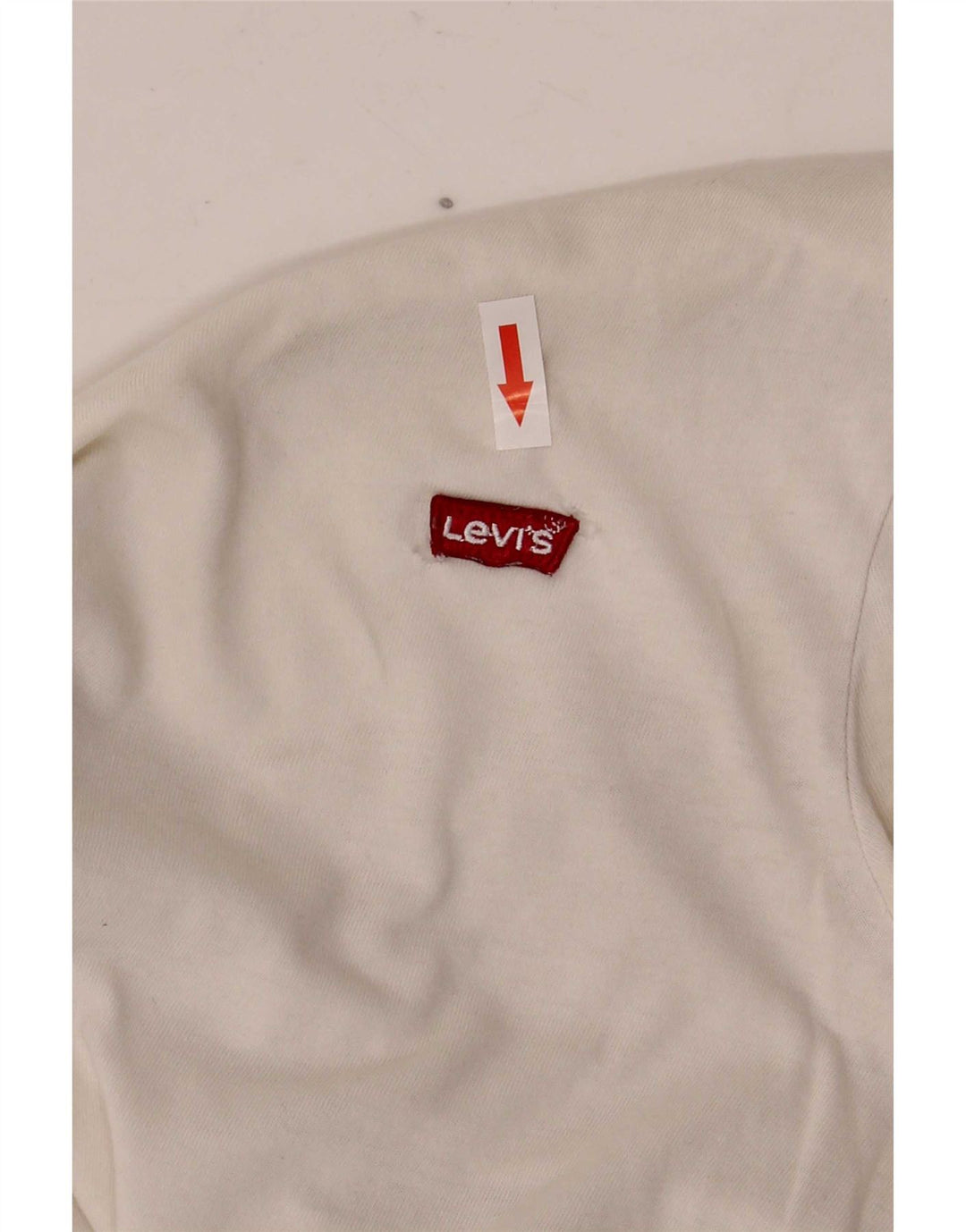 Damska koszulka Levi's Top UK 8 Small White Cotton