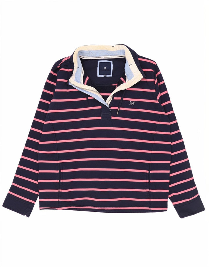 Damska bluza Crew Clothing Sweter UK 14 Średni granatowy w paski