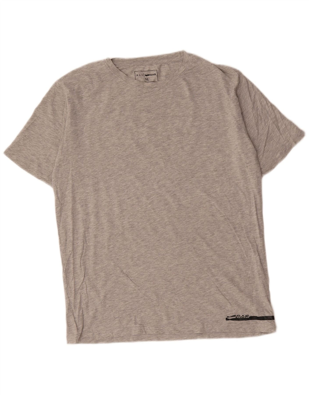 T-shirt męski Gas Top XL, szary, bawełniany