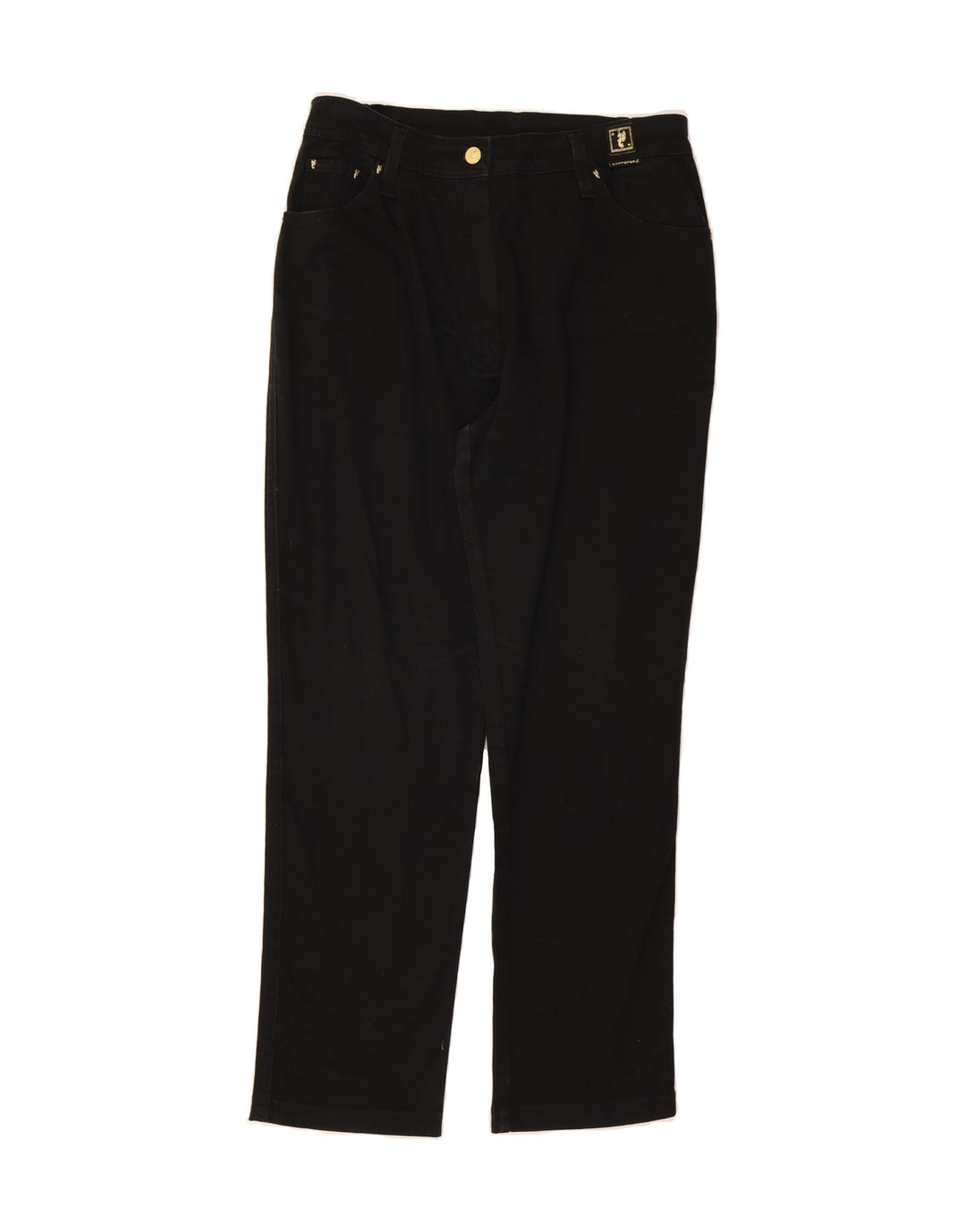 CAPPOPERA Womens Straight Jeans IT 46 Large W32 L29 Black Cotton Vintage Cappopera and Second-Hand Cappopera from Messina Hembry 