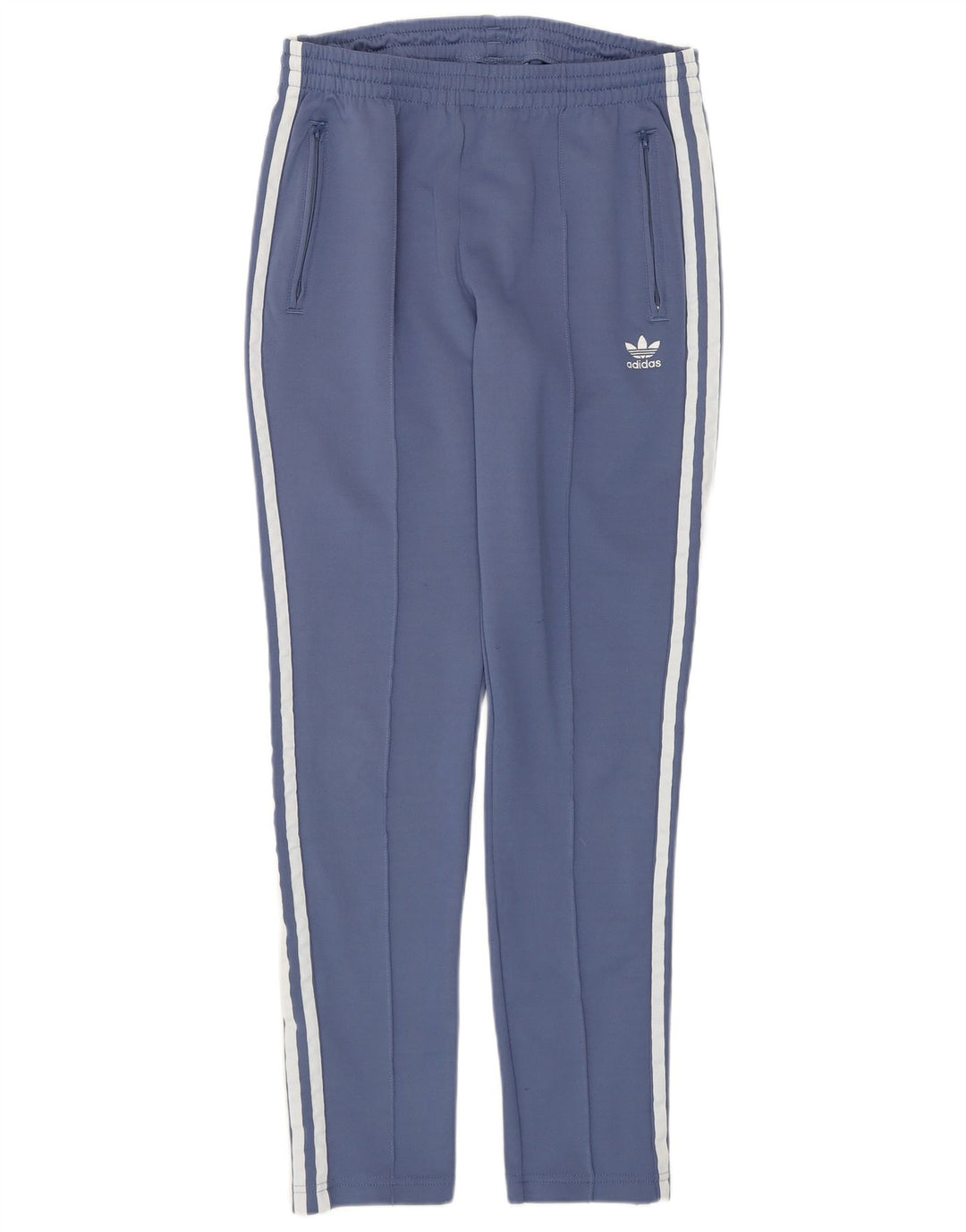 Damskie spodnie dresowe ADIDAS UK 12, średni niebieski, poliester