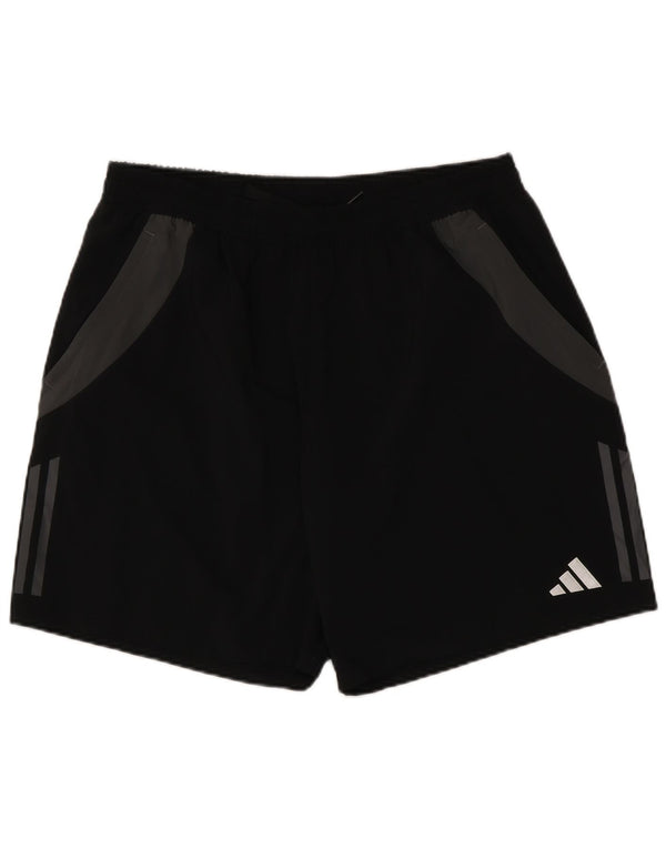 Męskie spodenki sportowe Adidas Aeroready o regularnym kroju XL, czarne, poliestrowe