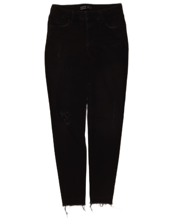 Damskie jeansy skinny Zara EU 34 2XS W24 L26 czarne