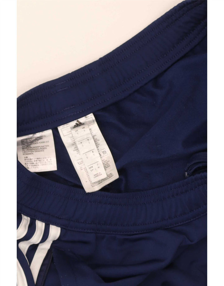 Męskie spodnie dresowe Adidas, małe, granatowe, poliestrowe