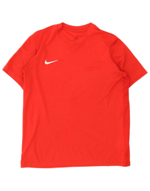 Chłopięcy T-shirt Nike Dri Fit 13-14 lat XL, czerwony, poliester
