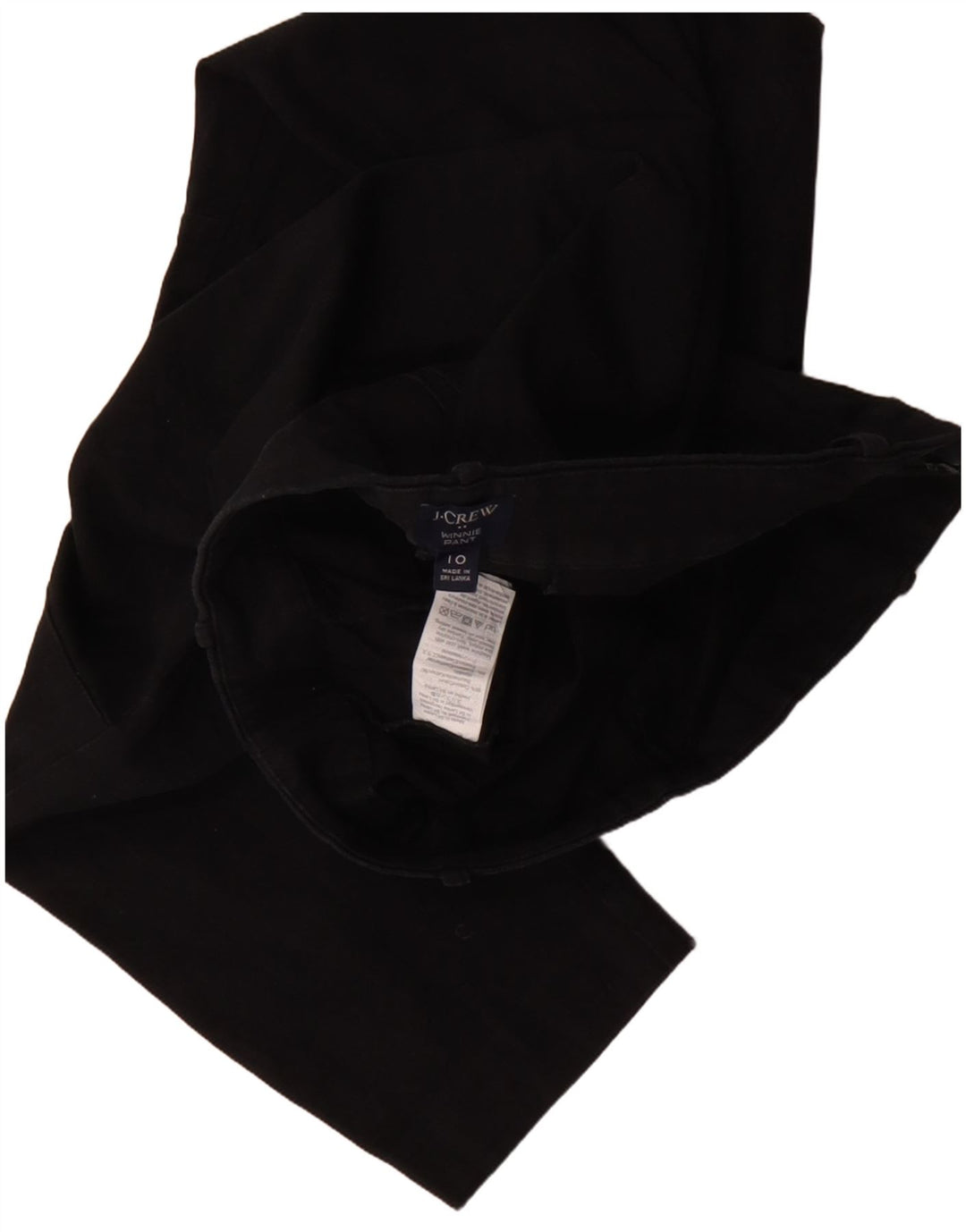 Spodnie damskie J. Crew Winnie US 10 Large W32 L24 Czarna bawełna