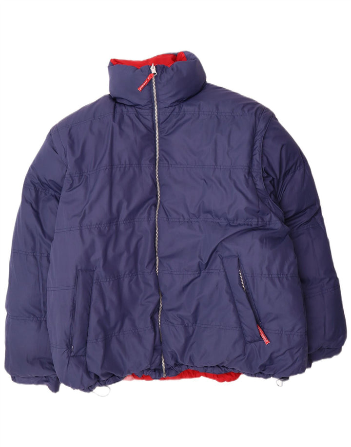 Męska dwustronna ocieplana kurtka Explorer UK 44 2XL Czerwony poliester