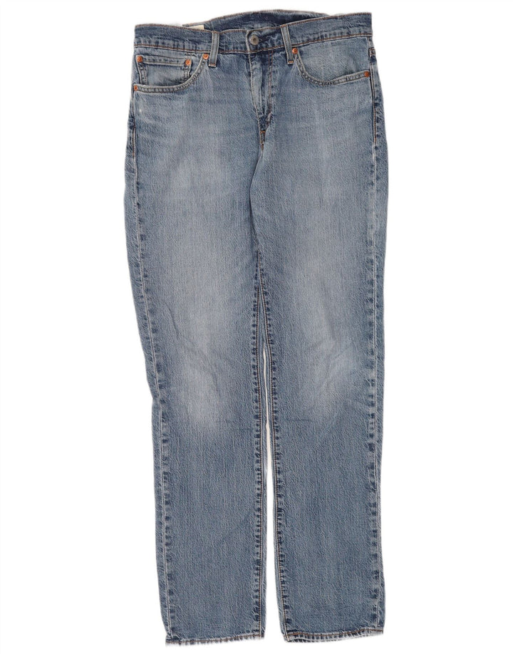 Damskie proste dżinsy Levi's W31 L34 Niebieskie bawełniane