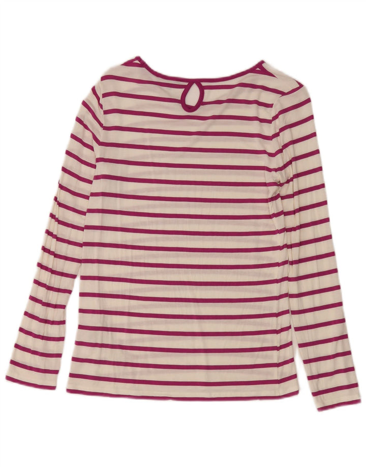 Damski top Massimo Dutti z długim rękawem UK 10 w małe białe paski, modal