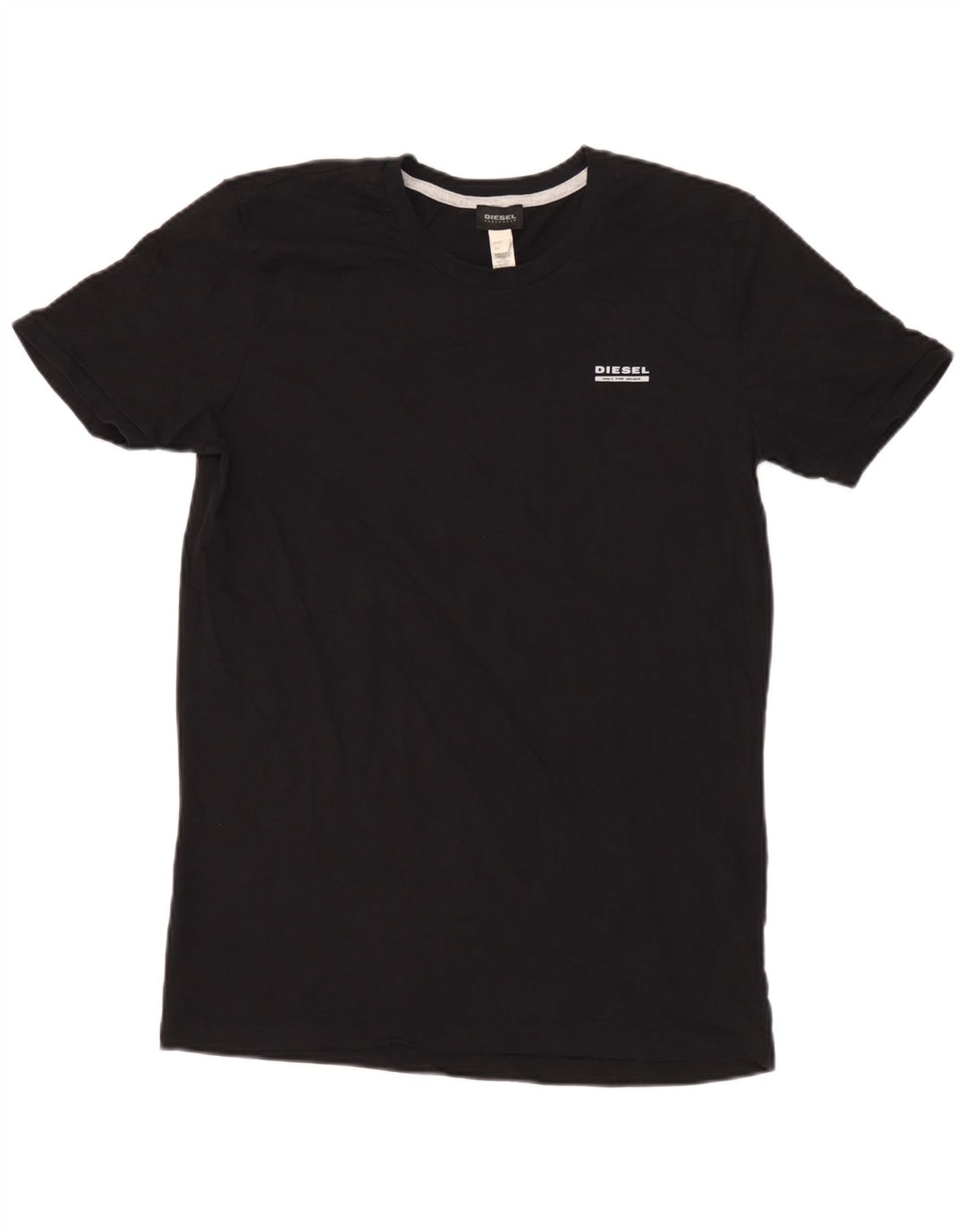 T-shirt męski Diesel, duży, czarny, bawełniany