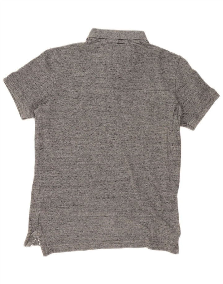 Męska koszulka polo Superdry, średnioszara, nakrapiana