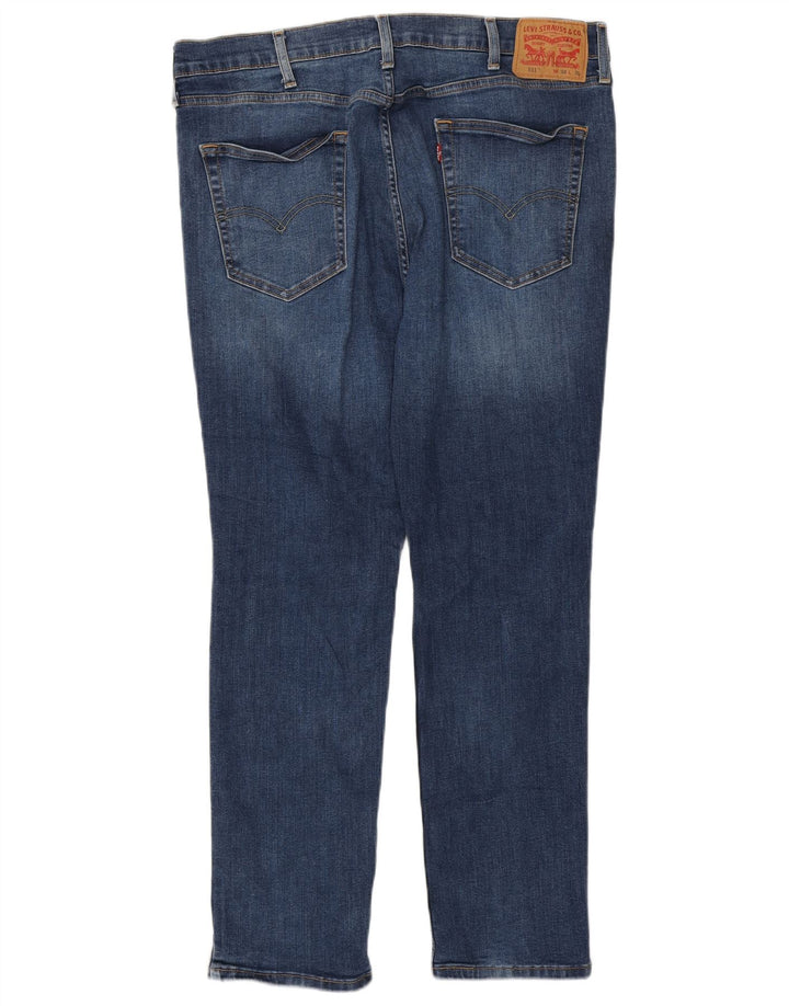 Męskie jeansy Levi's 511 Slim W38 L30 Niebieska bawełna