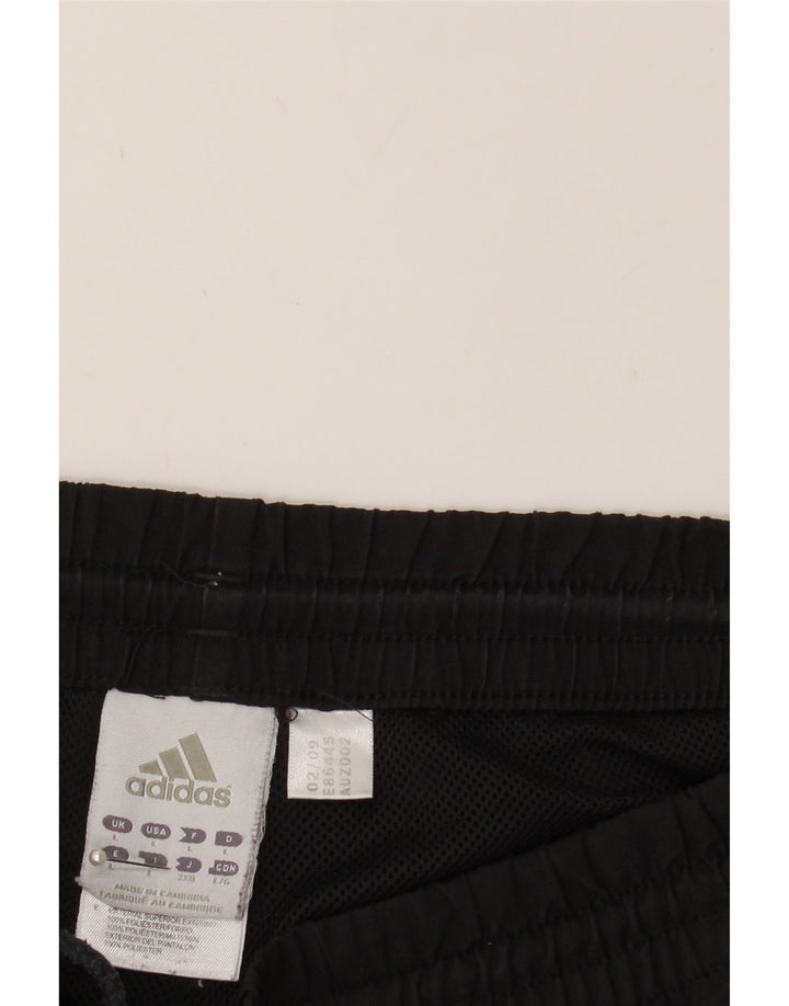 ADIDAS Mens Tracksuit Trousers Large  Black Polyester Vintage Adidas and Second-Hand Adidas from Messina Hembry 