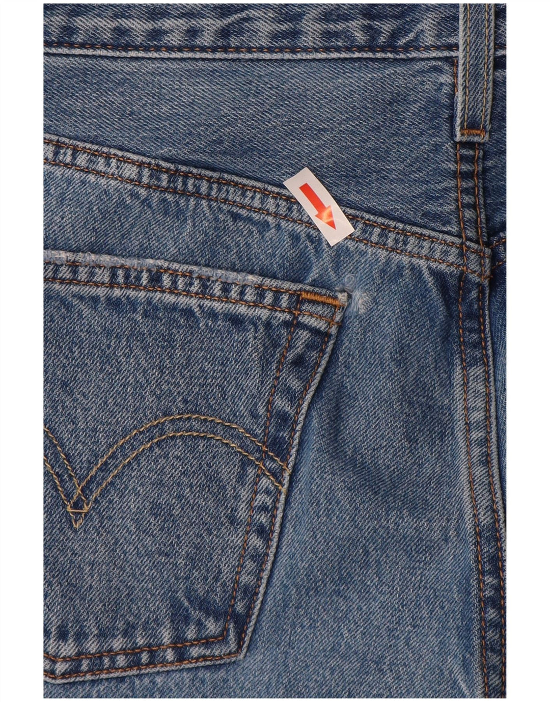 Damskie jeansy Levi's 501 Straight W30 L30 Niebieskie