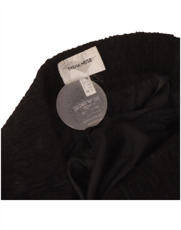 Damska spódnica maxi Sylvia Heise UK 12 Medium W28 Czarna wiskoza