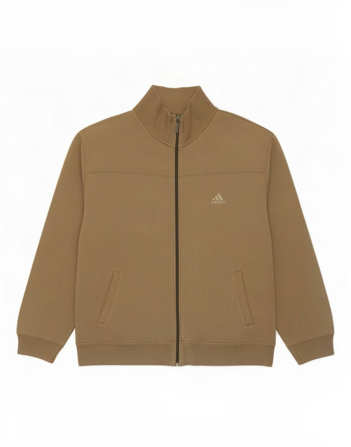 Adidas Męska bluza dresowa, duża, bawełniana khaki