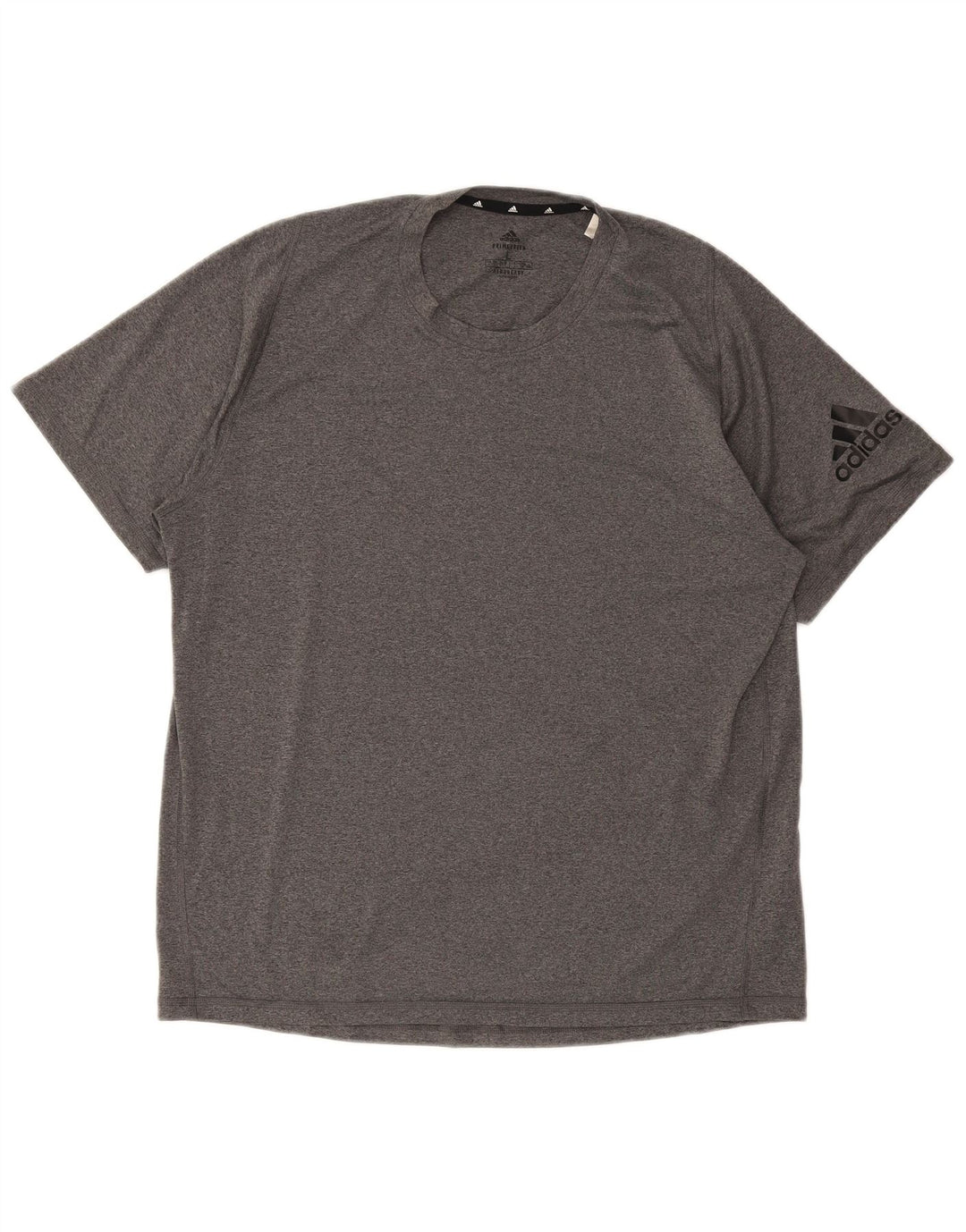 Męski T-shirt ADIDAS Aeroready, duży, szary, poliester