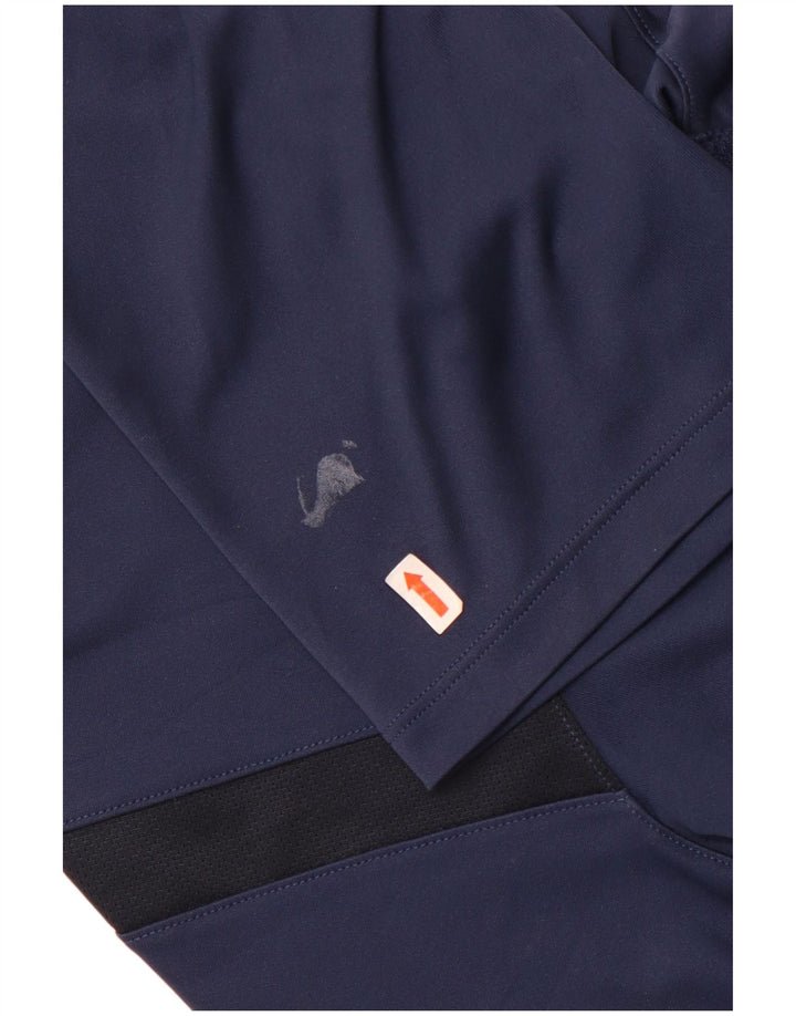 Męski T-shirt Nike Dri Fit, duży, granatowy, poliester