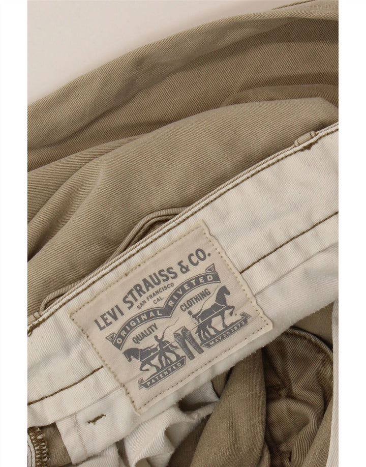 Męskie proste spodnie chino Levi's W36 L32 beżowe