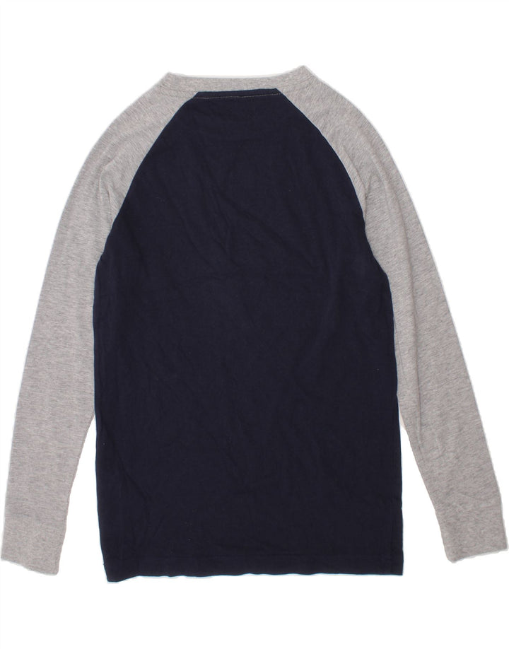 CONVERSE Boys Graphic Top Long Sleeve 10-11 Years Medium Navy Blue Vintage Converse and Second-Hand Converse from Messina Hembry 