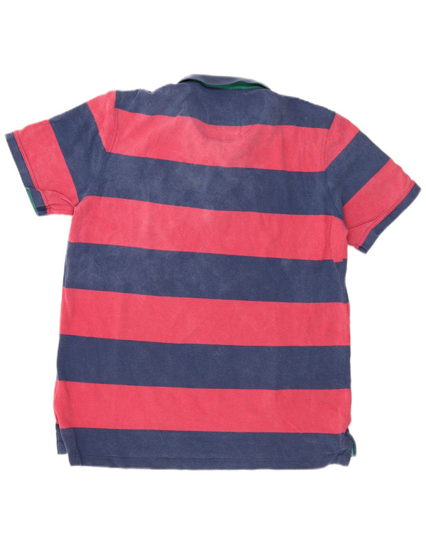 Crew Clothing Męska koszulka polo do rugby 2XL, bawełniana w granatowe paski