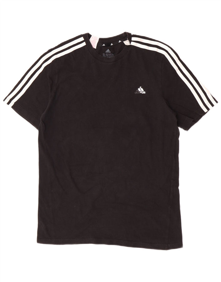 T-shirt chłopięcy Adidas 15-16 lat czarny