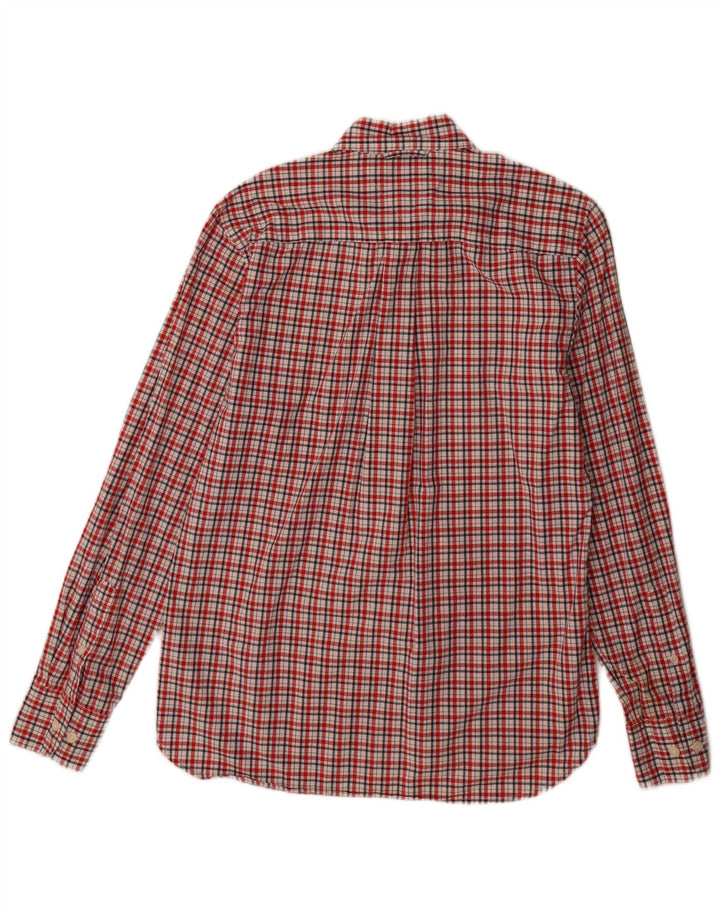 Koszula męska Tommy Hilfiger o dopasowanym kroju, mała, bawełniana w czerwoną kratę