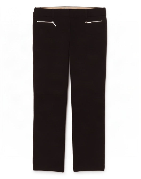 Marks & Spencer Damskie proste spodnie codzienne UK 12 Medium W30 L26 Czarne