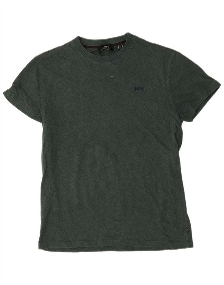 Męski T-shirt Superdry, średni zielony