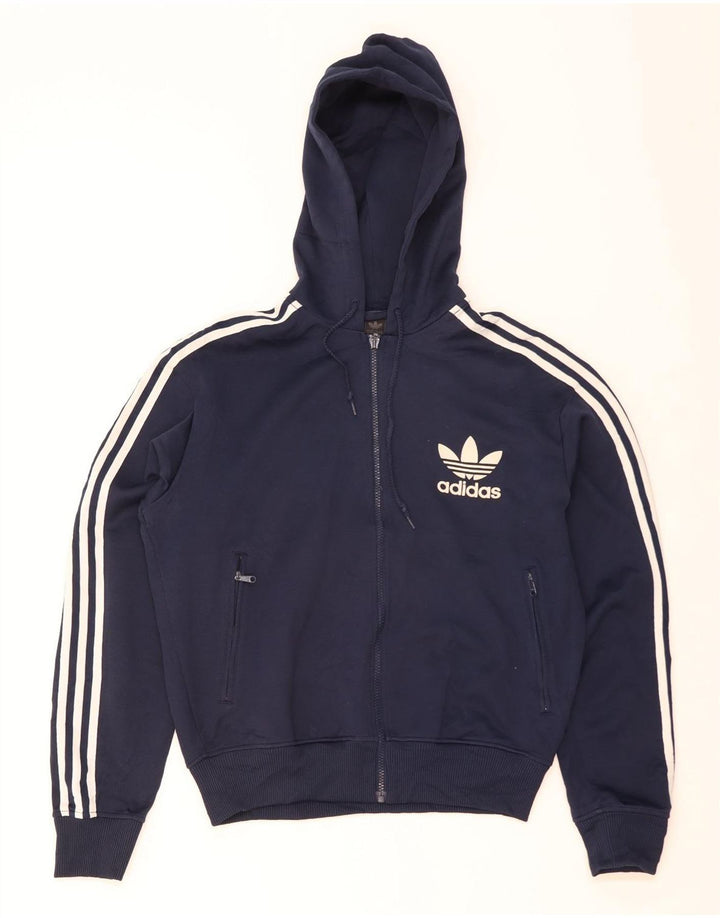 Męska kurtka dresowa ADIDAS, średni granatowy poliester