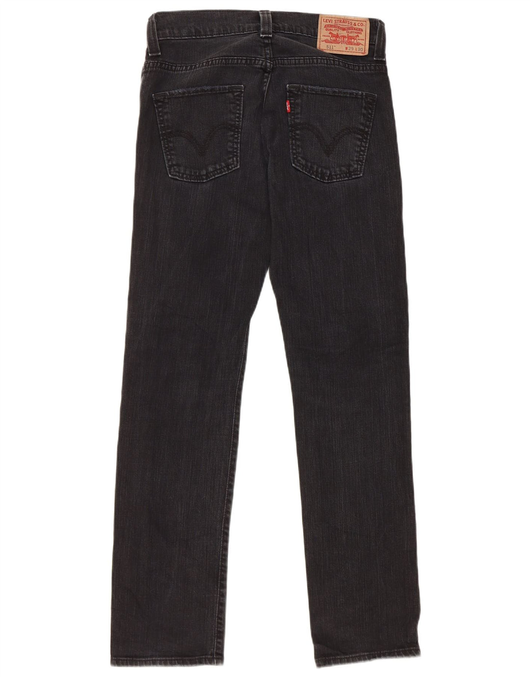 Męskie jeansy Levi's 511 Skinny W29 L30 Czarna bawełna