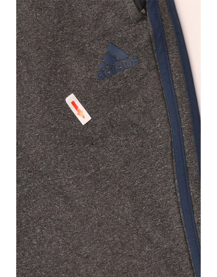 Adidas Męskie spodnie dresowe Climawarm Joggers Średni szary poliester