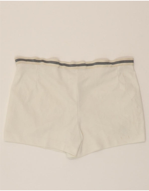 AUSTRALIAN L'ALPINA Mens Standard Fit Casual Shorts IT 52 XL W34 White