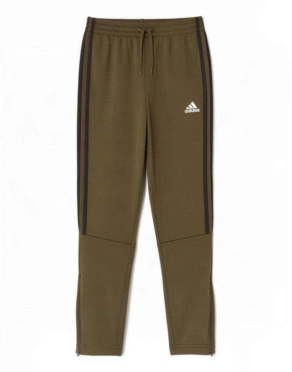 Chłopięce spodnie dresowe Adidas 11-12 lat, khaki, poliester