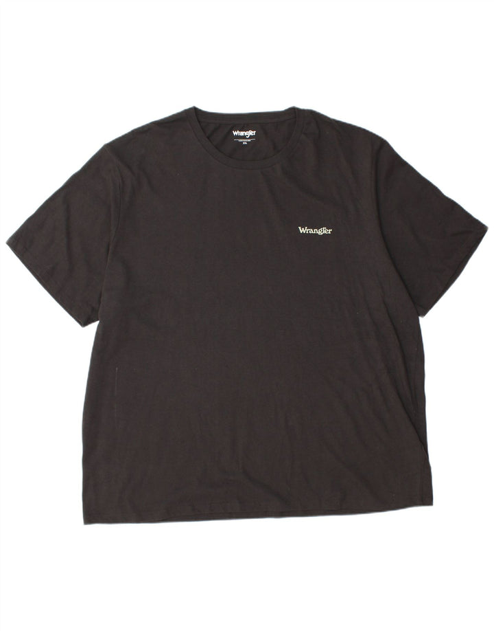 T-shirt męski Wrangler Top 2XL, czarny, bawełniany