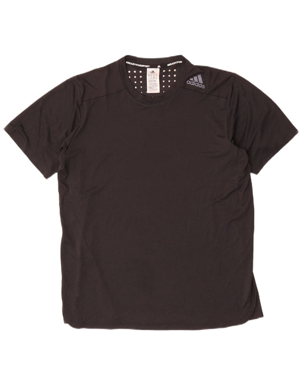 Adidas Męski T-Shirt Top XL Czarny Spotted Poliester