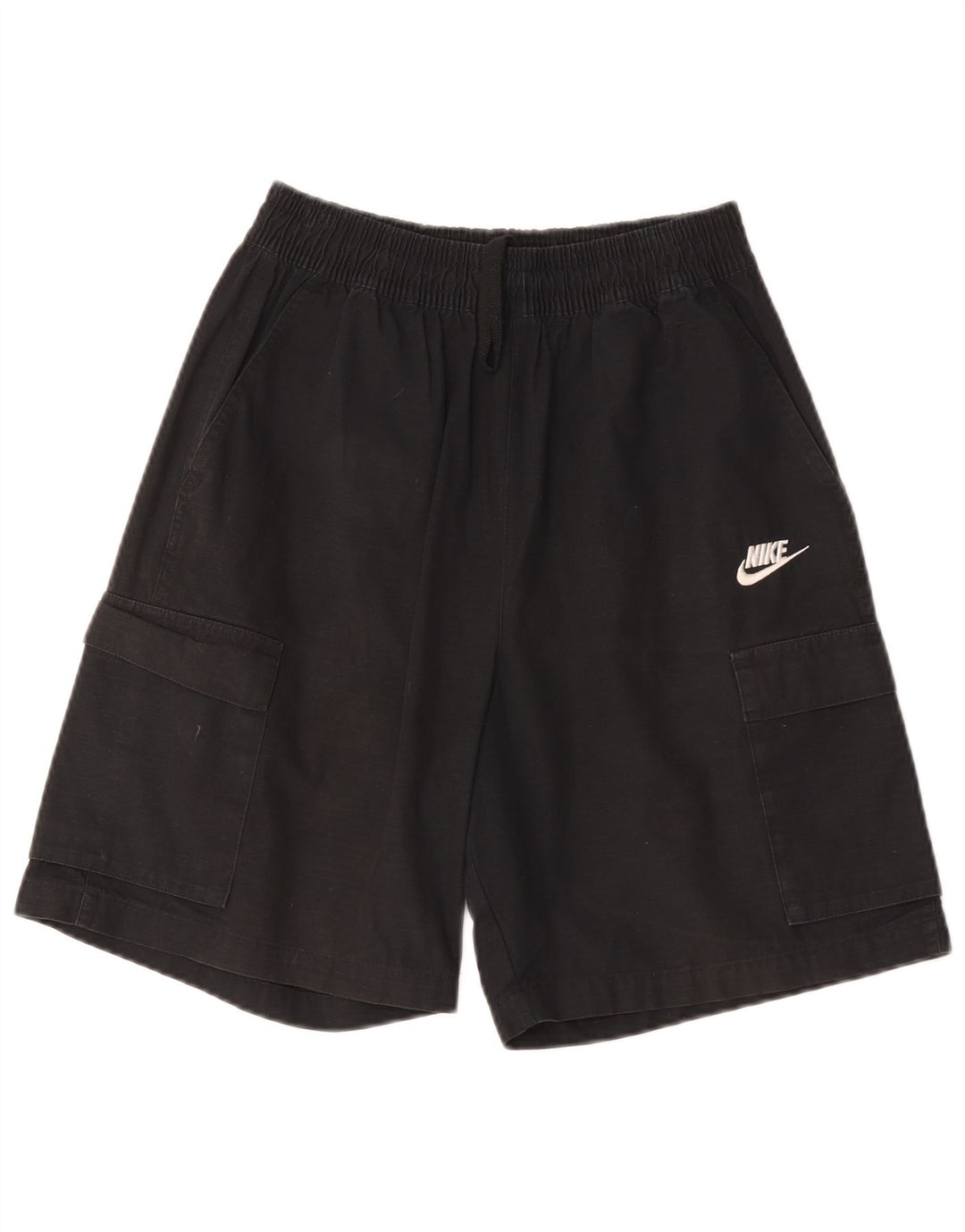 Męskie spodenki cargo Nike W27, czarne, bawełniane