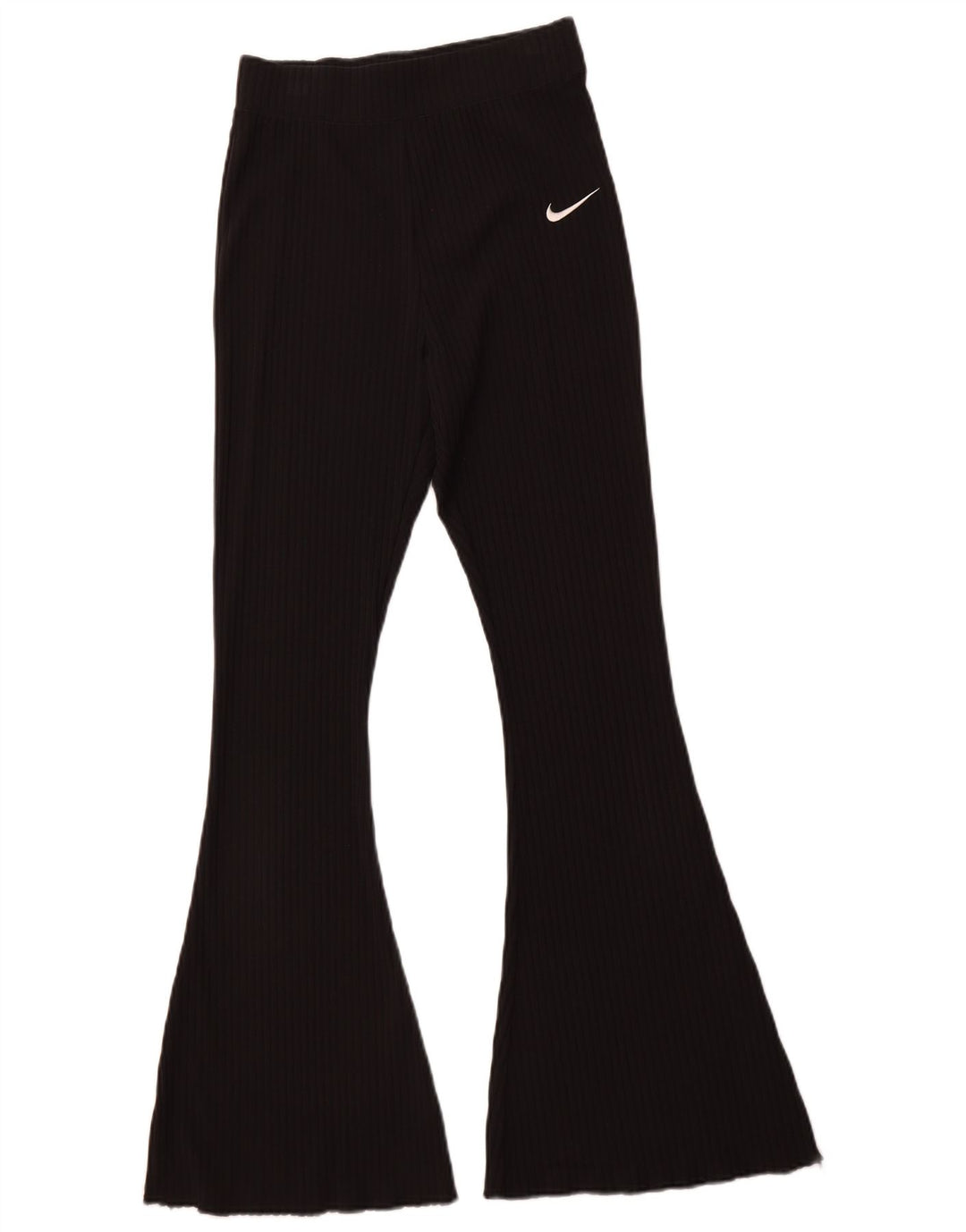 Damskie spodnie dresowe NIKE Flare UK 8, małe, czarne, bawełniane
