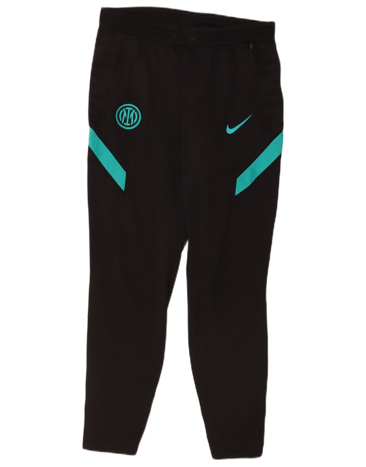 Męskie spodnie dresowe Nike Inter Mediolan, poliester w kolorze średniej czarnej kolorystyki