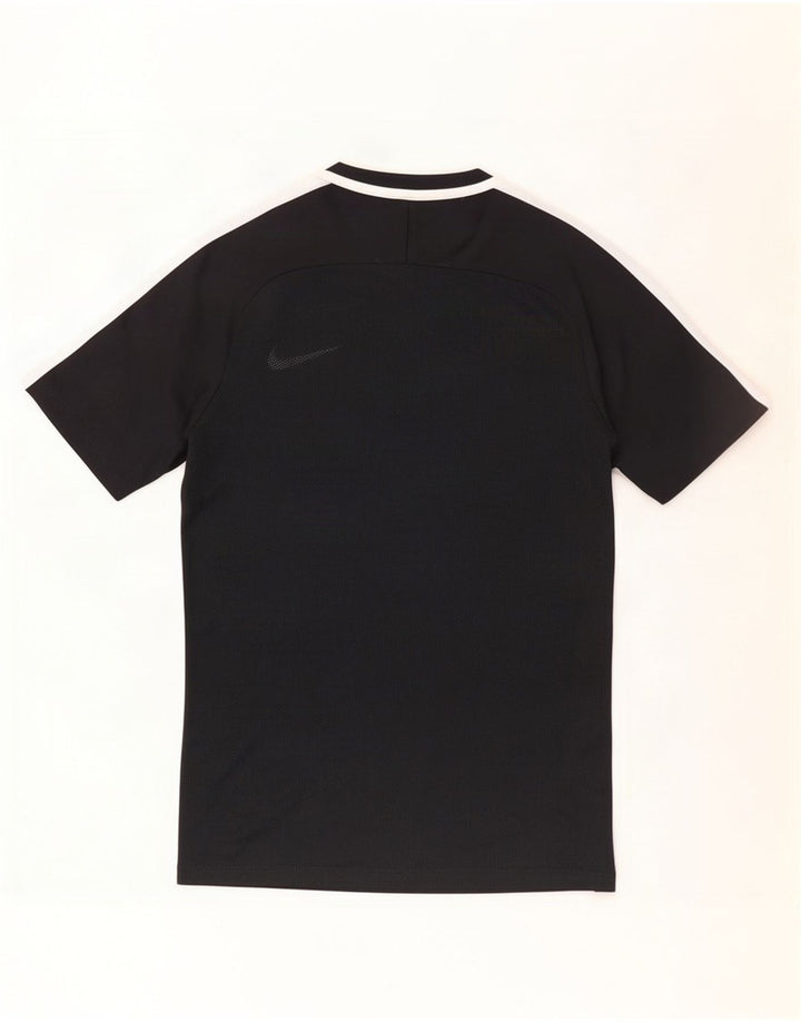 Męski T-shirt Nike Dri Fit, mały, czarny, z blokami kolorów