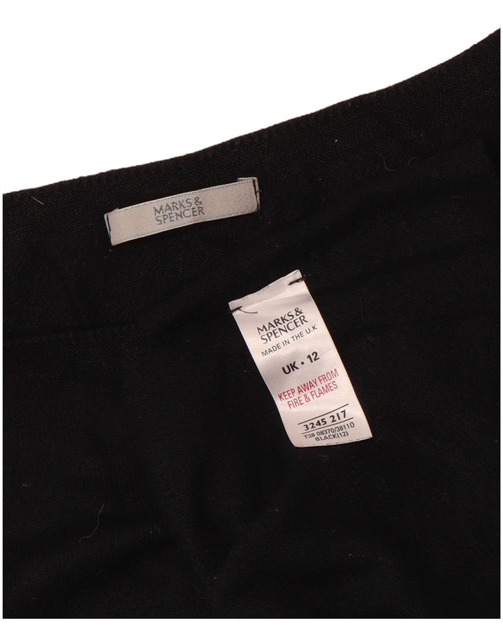 Bluzka damska Marks & Spencer UK 12 Średnia czarna wiskoza