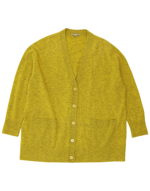 COS Damski sweter oversize o przedłużonym fasonie, UK 14, średni, zielony, nakrapiany