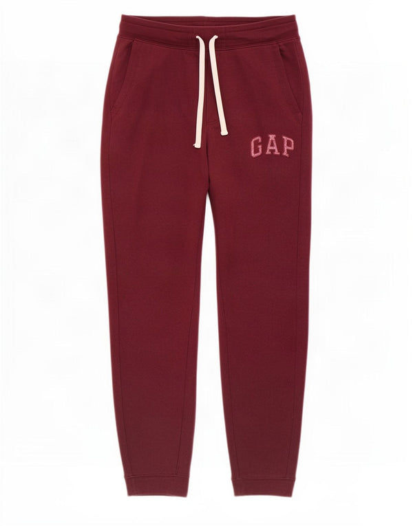 Męskie spodnie dresowe Gap Graphic Joggers XS Burgundowa bawełna