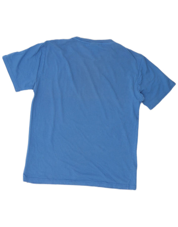 CHAMPION Mens T-Shirt Top Medium Blue Cotton