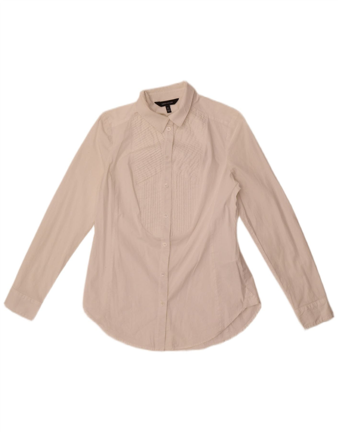 Damska koszula smokingowa Karen Millen UK 12, średnia biała bawełna