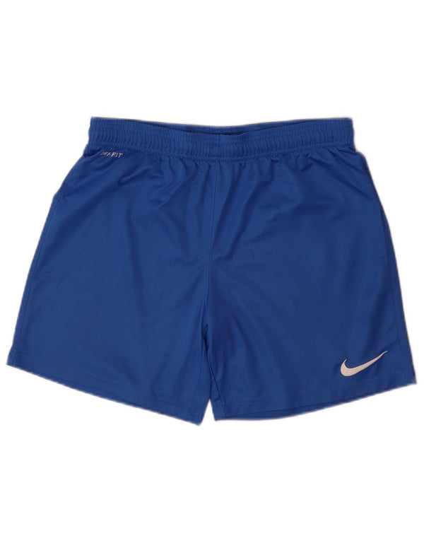 Męskie spodenki sportowe Nike Dri Fit, małe, niebieskie, poliestrowe