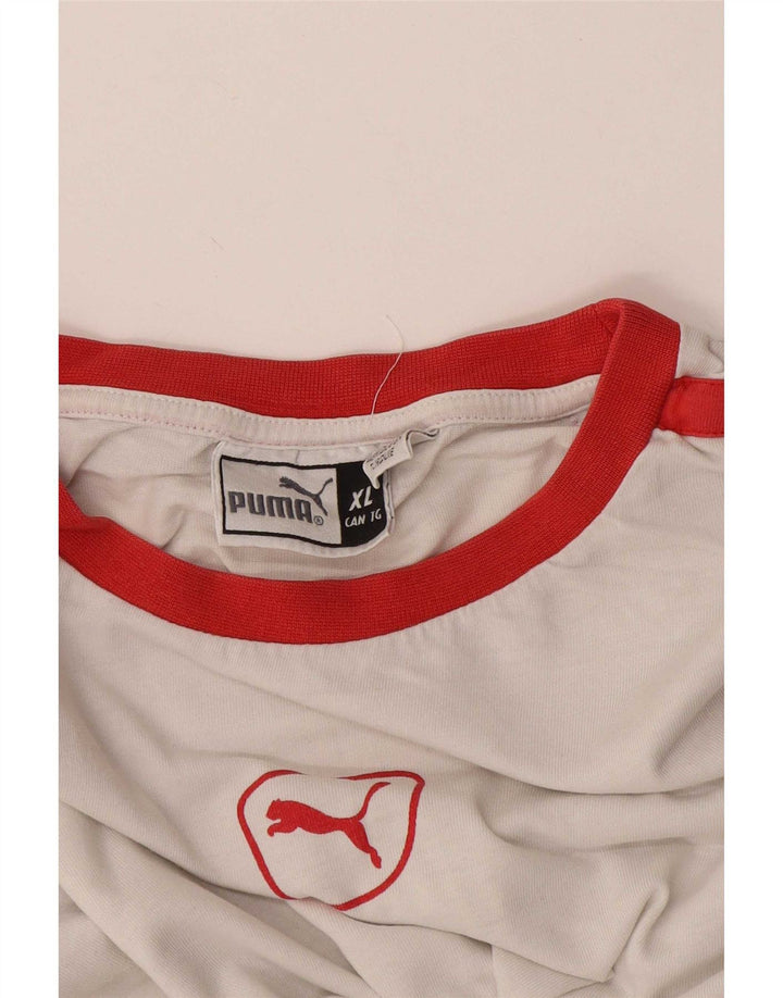 Męska koszulka Puma Top XL z białymi blokami kolorów