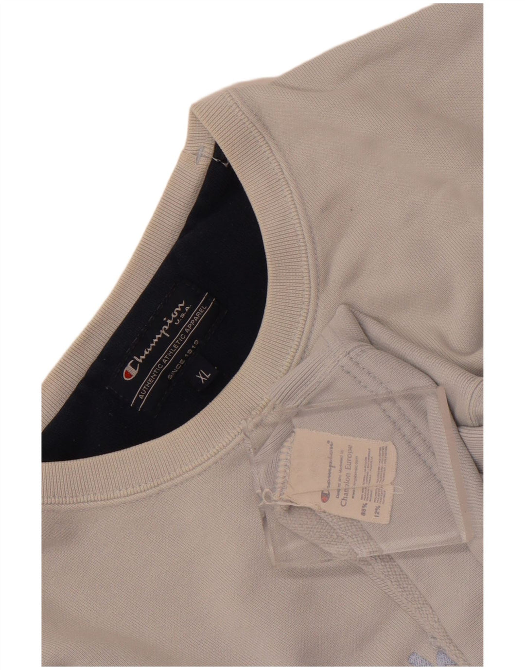Męska bluza z grafiką Champion XL, niebieska, bawełniana
