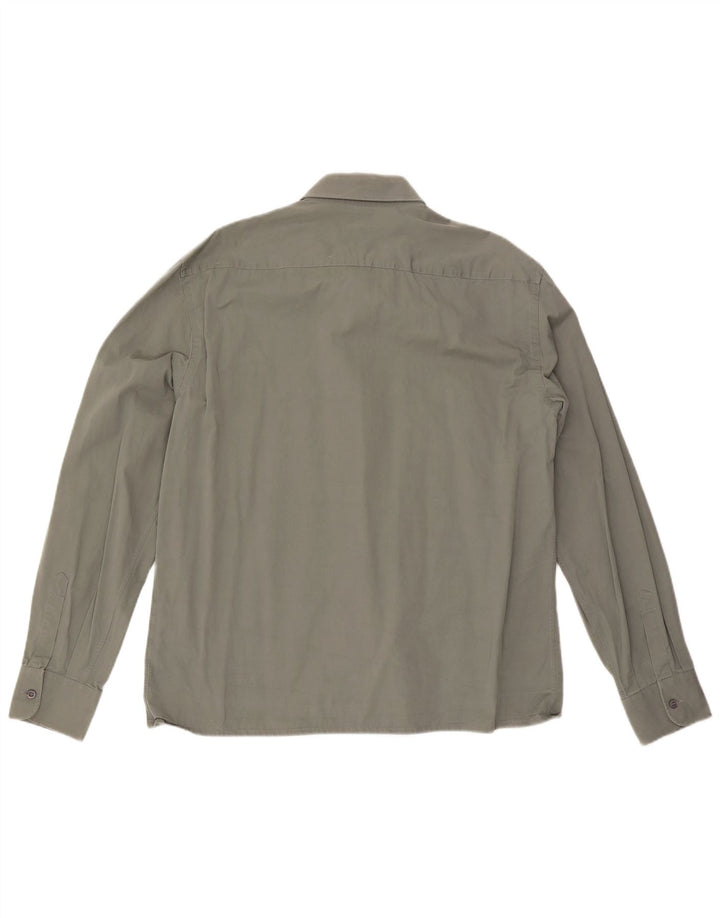 Koszula męska Prada XL, bawełniana khaki
